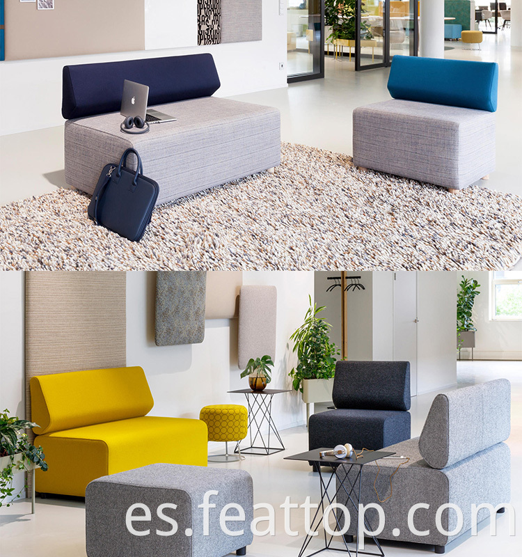 Suministro de fábrica Diseño moderno Muebles cómodos Fabric de tela Sala de silla Sofá